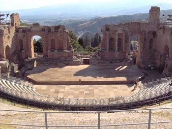 Théâtre grec à Taormina