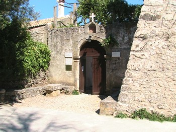 Monastère d'Anaphonitrias où St Dionisios passa les dernières années de sa vie